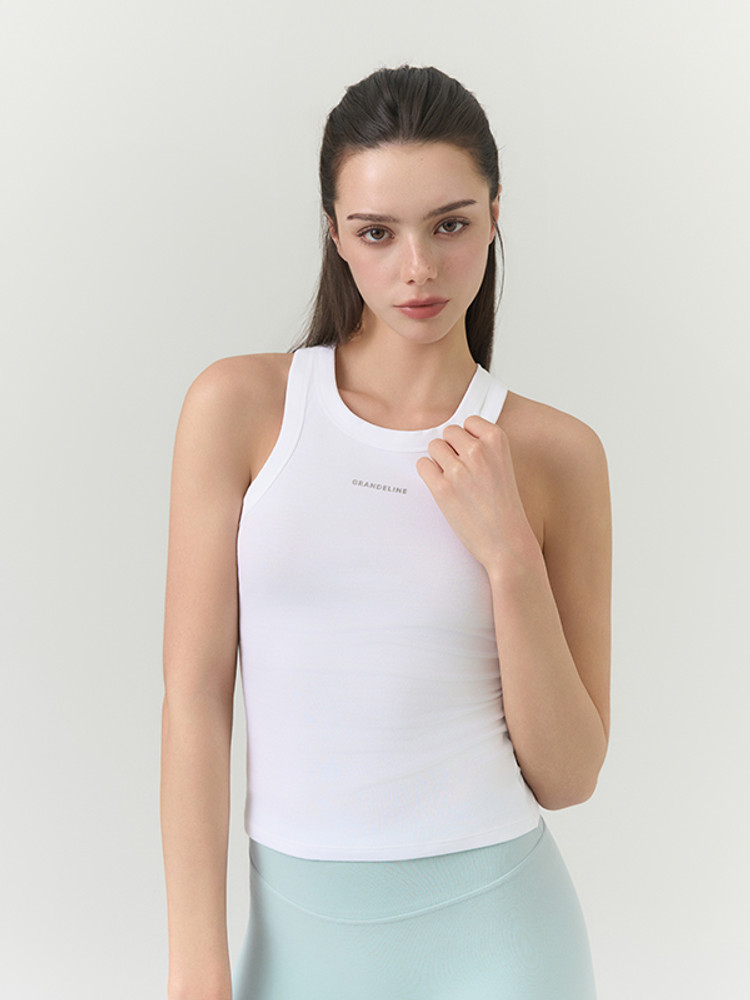 俐落線條入膊Top 預購_Basic Racerback Tank Top by Grandeline