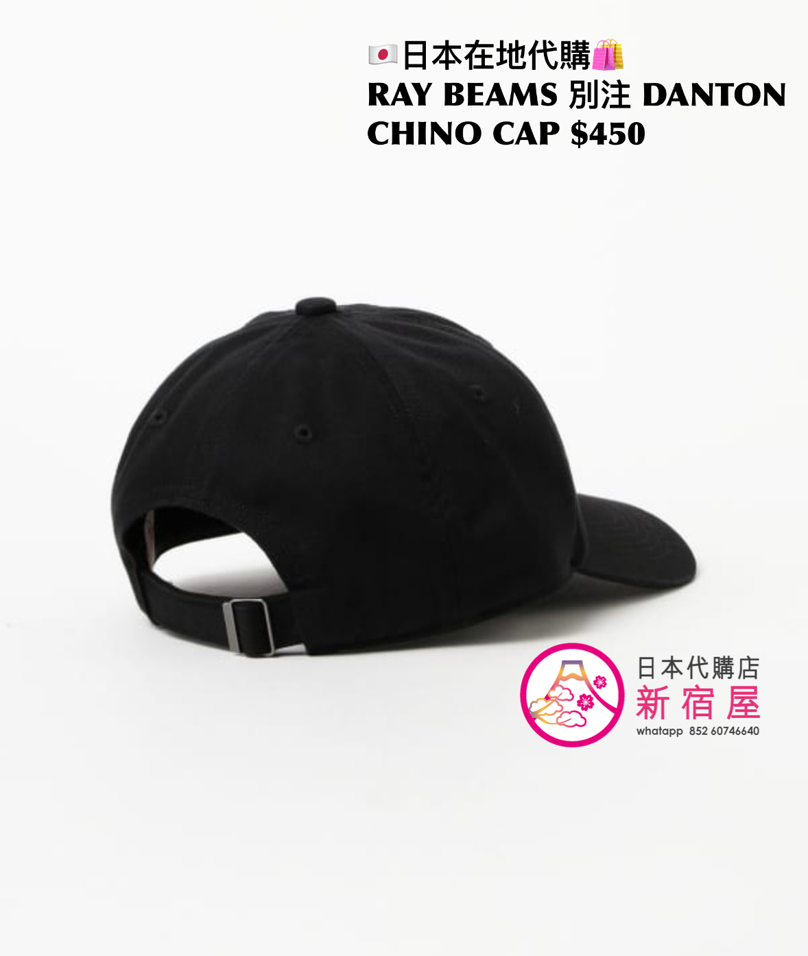 RAY BEAMS 別注 DANTON CHINO CAP