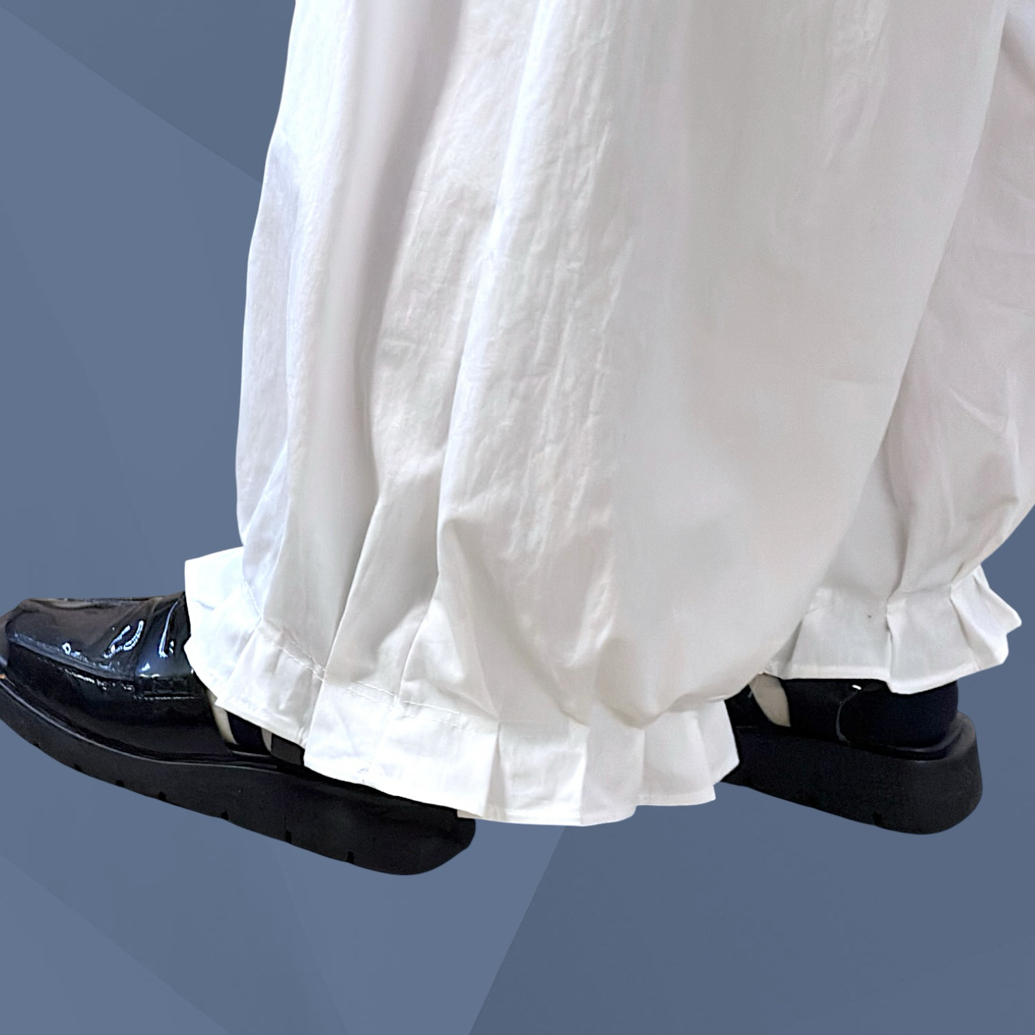 221154 褲腳壓摺長褲