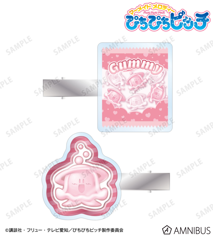 《Pre-Order》軟糖 petit-sserie Hair Clip Set｜唱K小魚仙 Pichi Pichi Pitch AMNIBUS 商品 (26PP33-P)