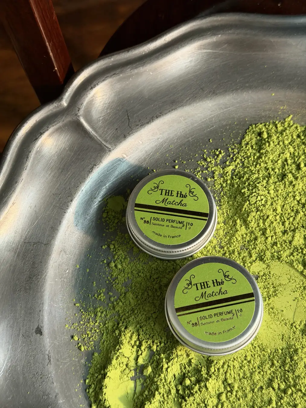 【日本直送】法國製 Senteurs et Beauté 抹茶固體香水 10g｜潤膚又持久！
