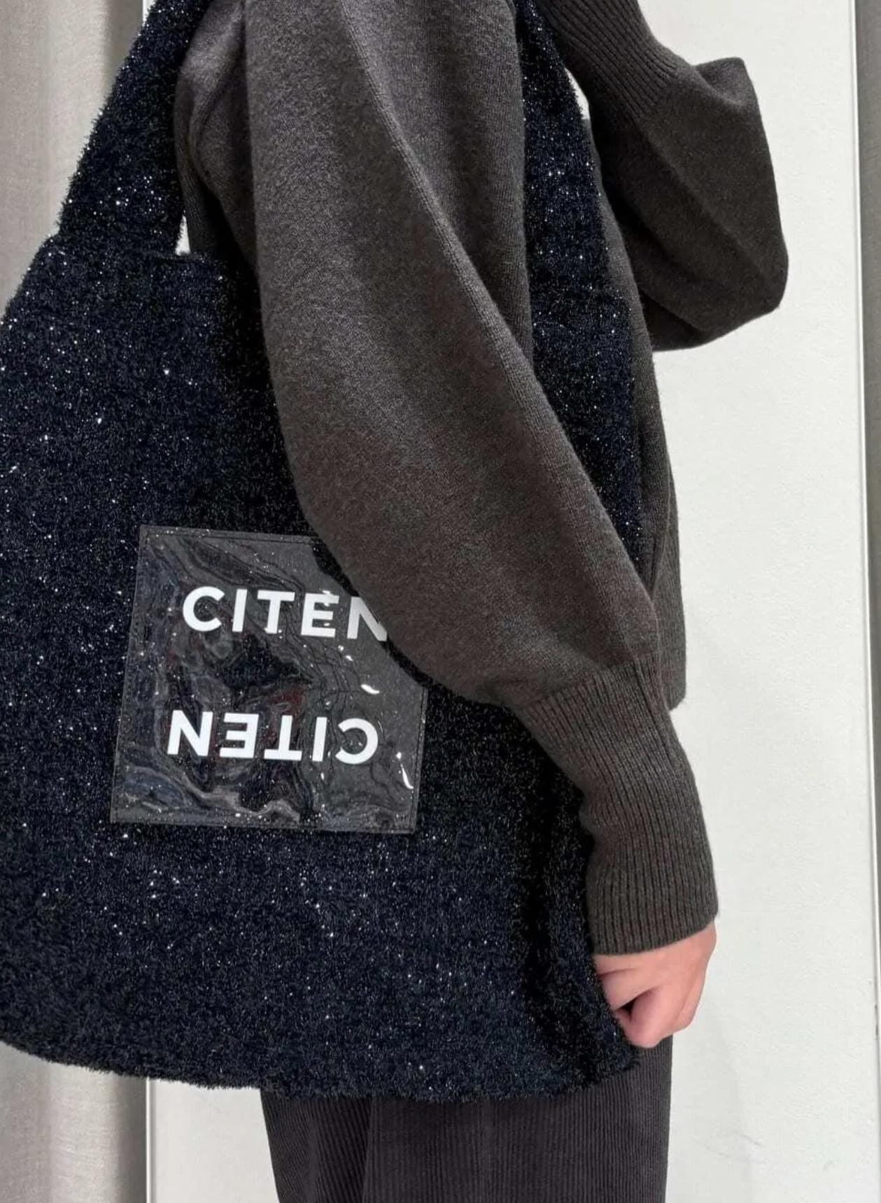 CITEN / Glitter Logo Tote Bag