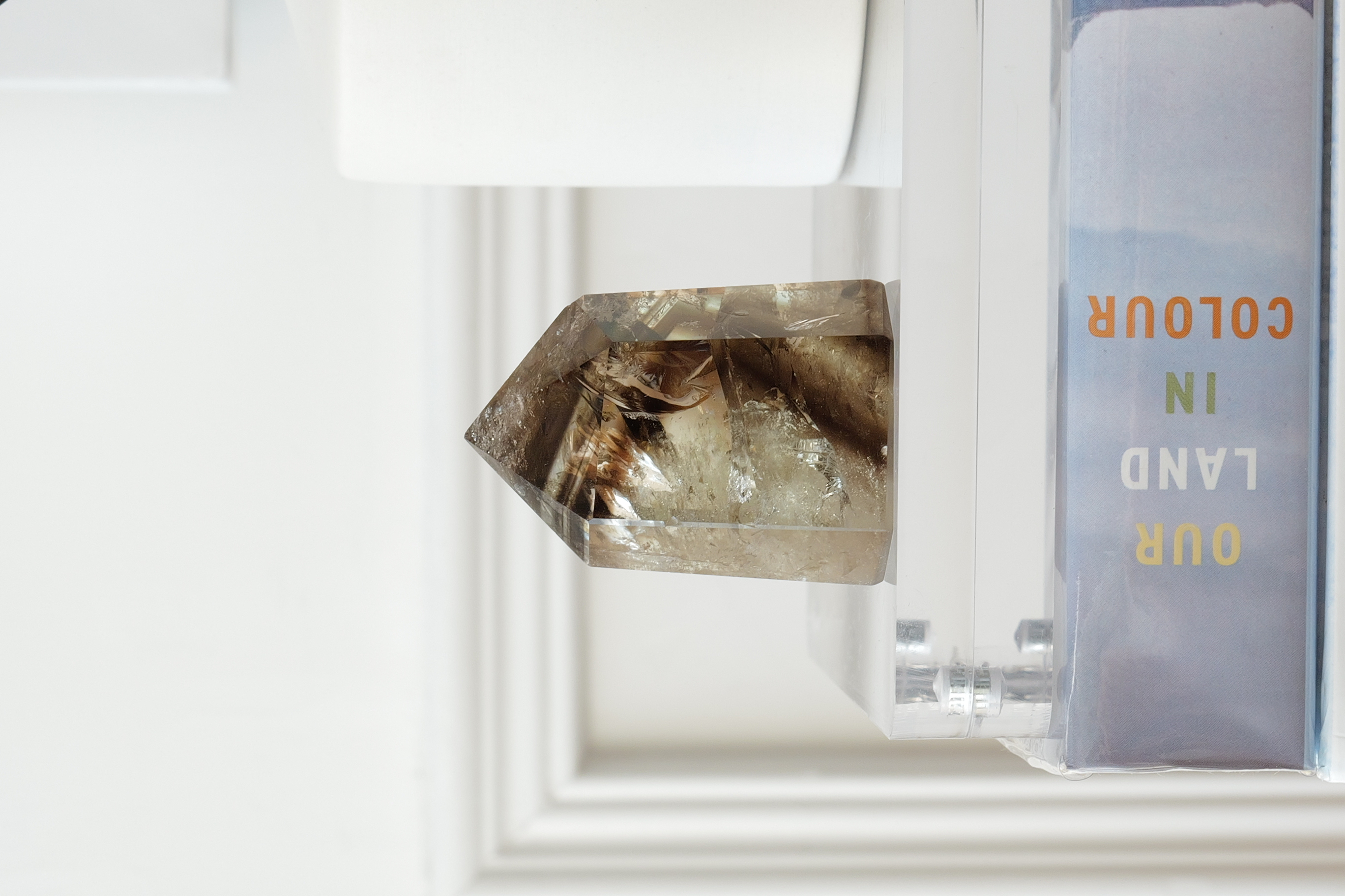 ༒5.3cm 千層紋茶晶六角柱༒  SQ*a005C3G8M-RB5*Anm