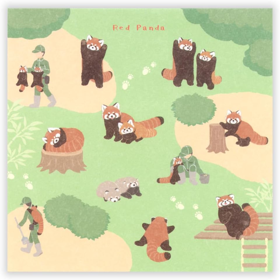 現貨｜ZOOm in Animals 小熊貓 日本製 便條紙 Memo Notepad (5424415)