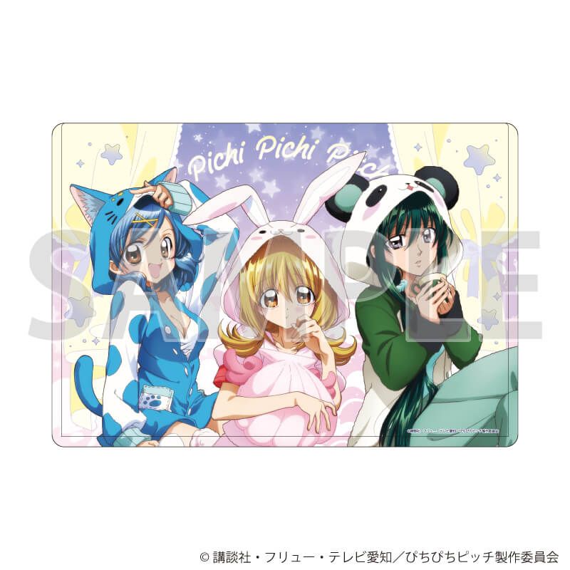 動物睡衣派對 A5硬質墊板 (Mermaid Melody Pichi Pichi Pitch) ｜唱K小魚仙 X eeo Store【預購】 (26PP72-P)