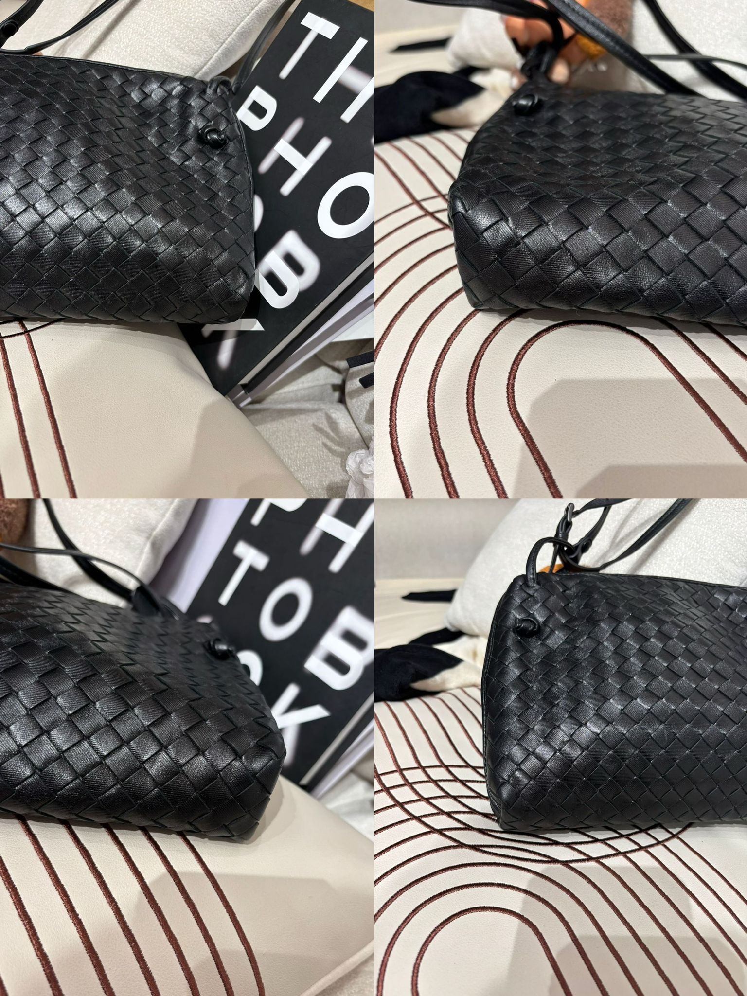 Bottega Veneta BV Crossbody Bag Black 100%Authentic, 95%New ✅Dust bag