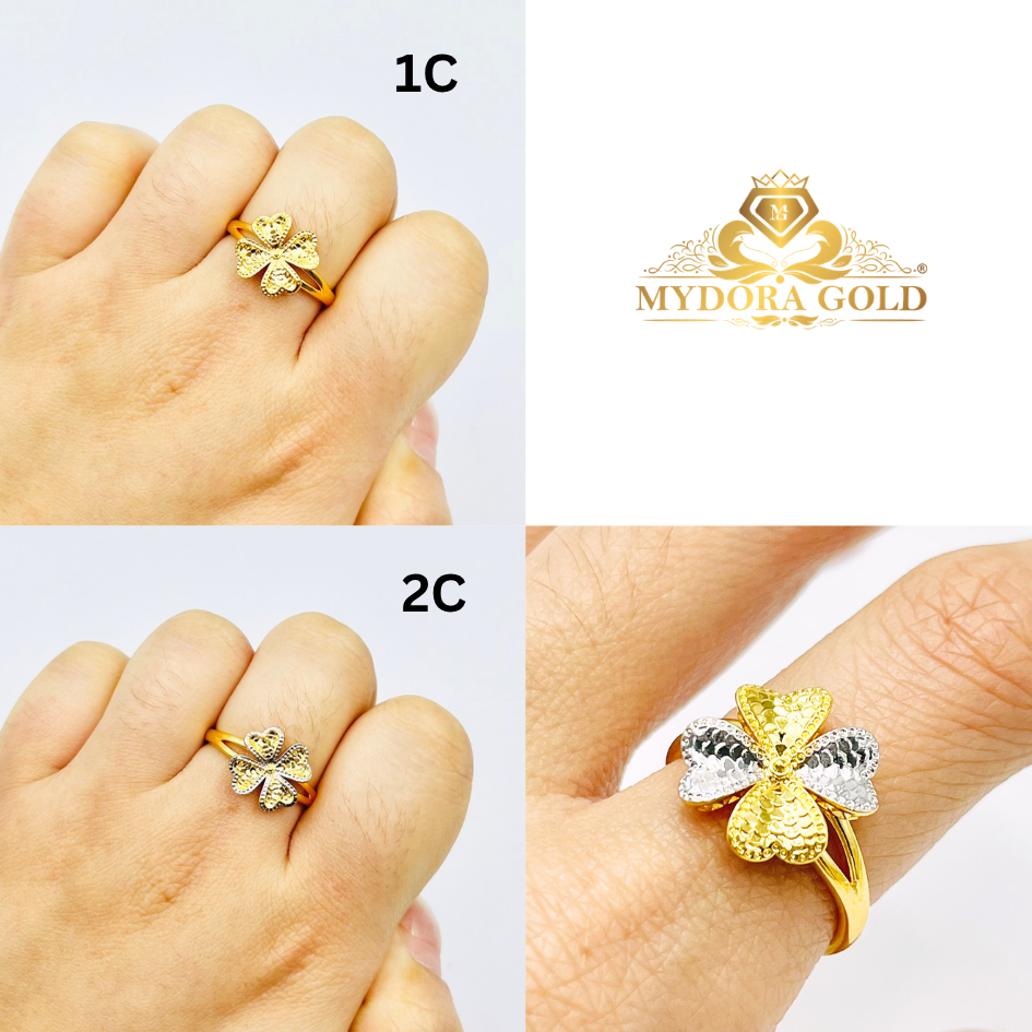 MYDORA Cincin Lucky Four In Love (5G) l EMAS 916/22K