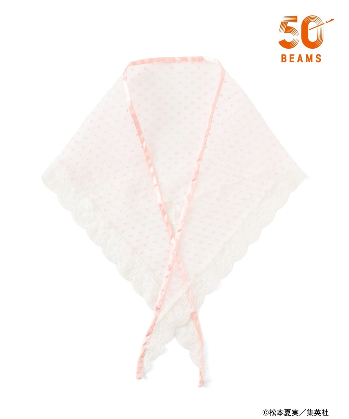 《Pre-Order》夢色蛋糕師 Lace Scarf｜Ribbonりぼん 70周年 × BEAMS MANGART × Ray BEAMS (26177-P）