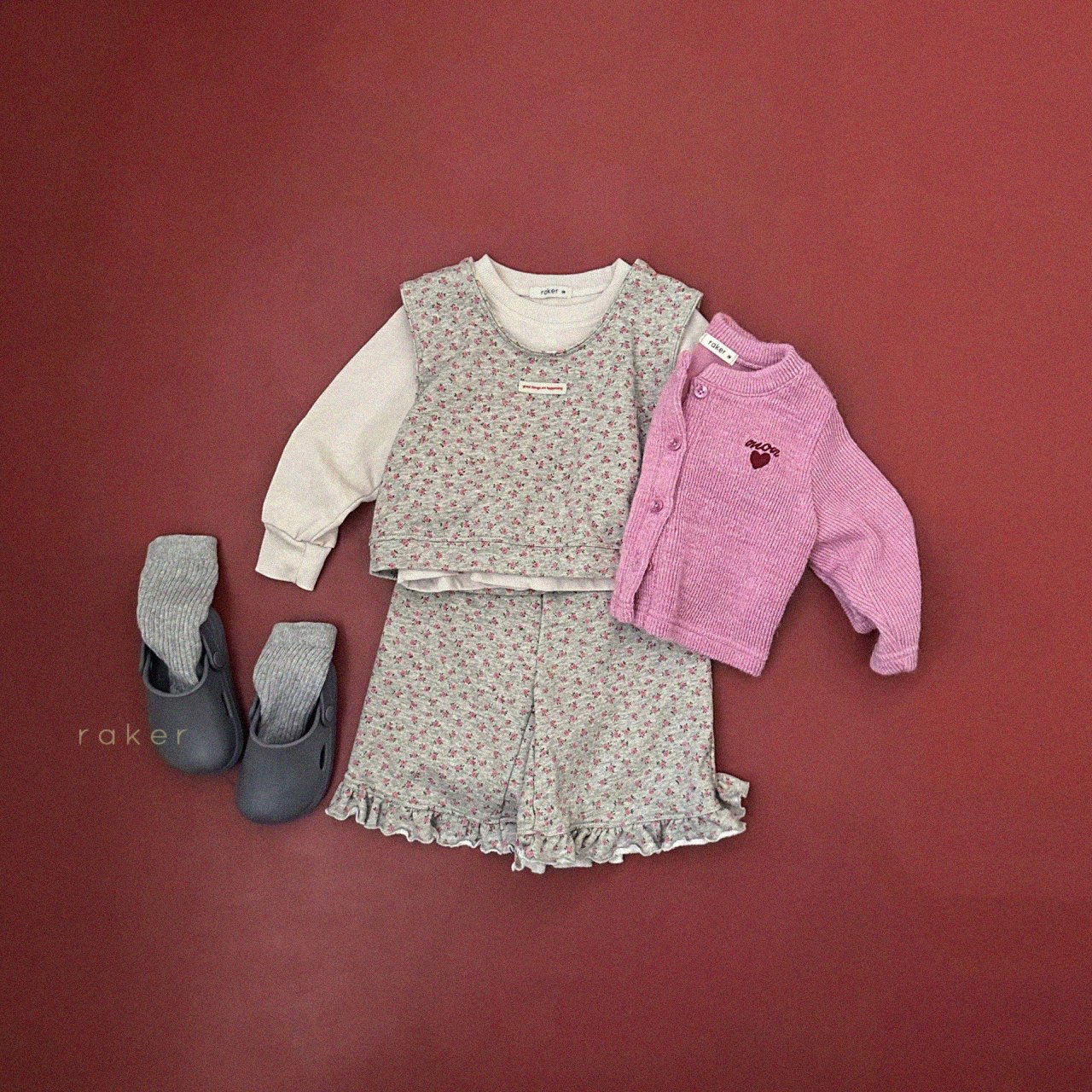 Raker | Cozy Frill 3/4-Length Pants