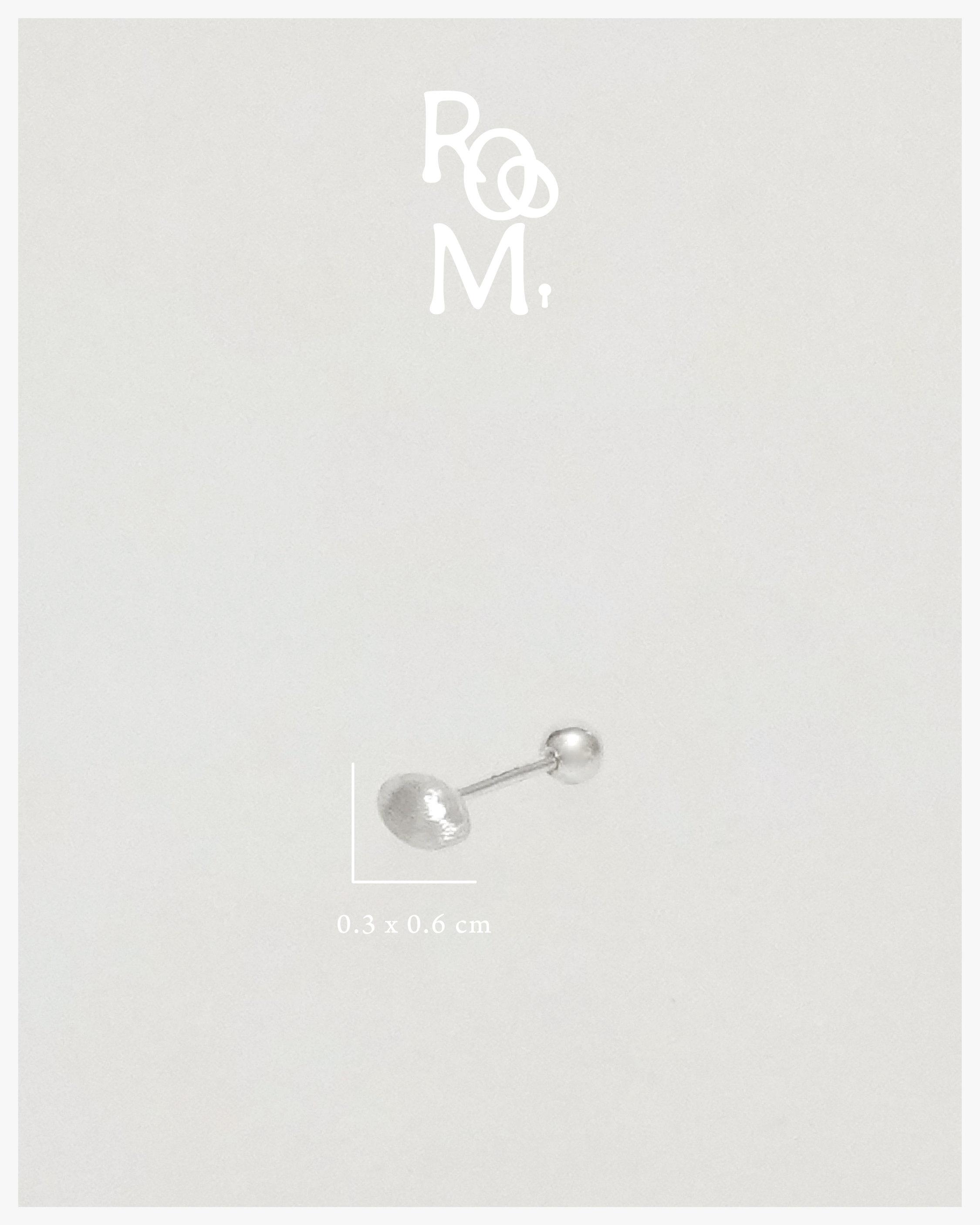 Sleek Oval Stud