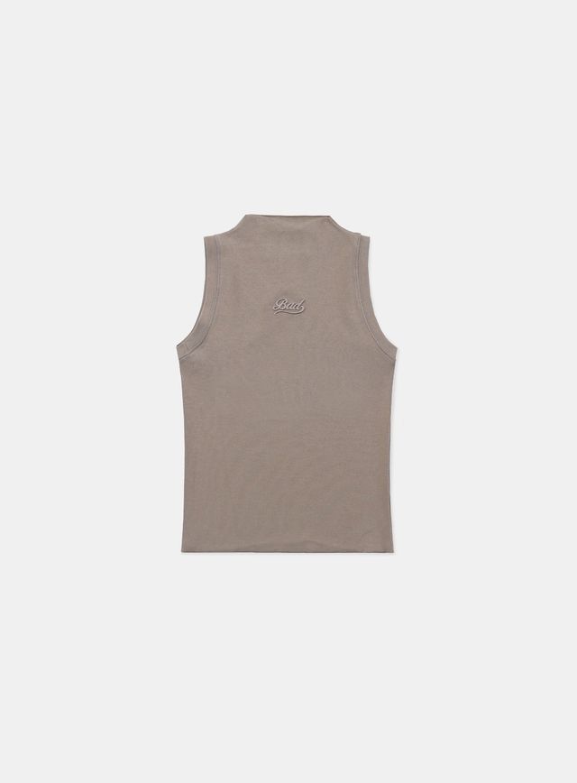 ◆BADBLOOD◆ Beyond Soft Mockneck Tank Charcoal w-tnk24-066 Badblood Beyond Soft Mockneck Tank Tobacco – BBGSHOPHK