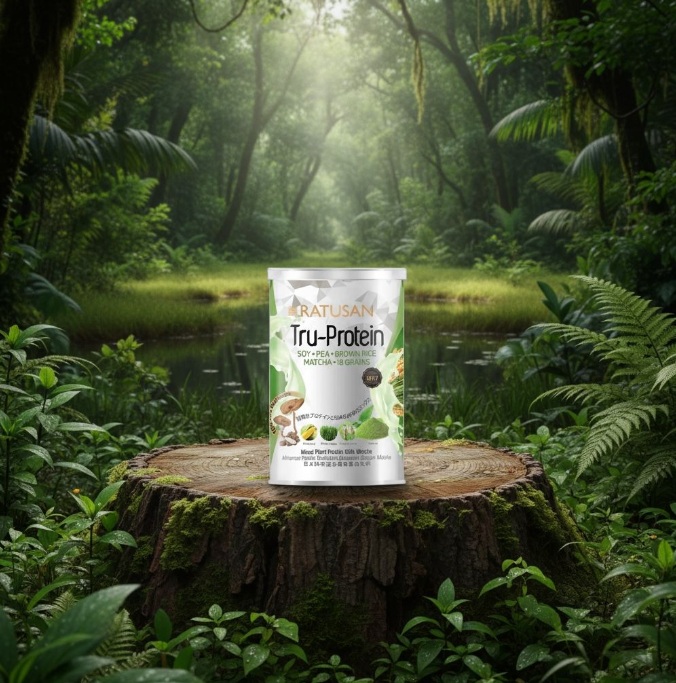  TRU PROTEIN 日本抹茶和虎乳芝混合 植物蛋白飲料 (450g)