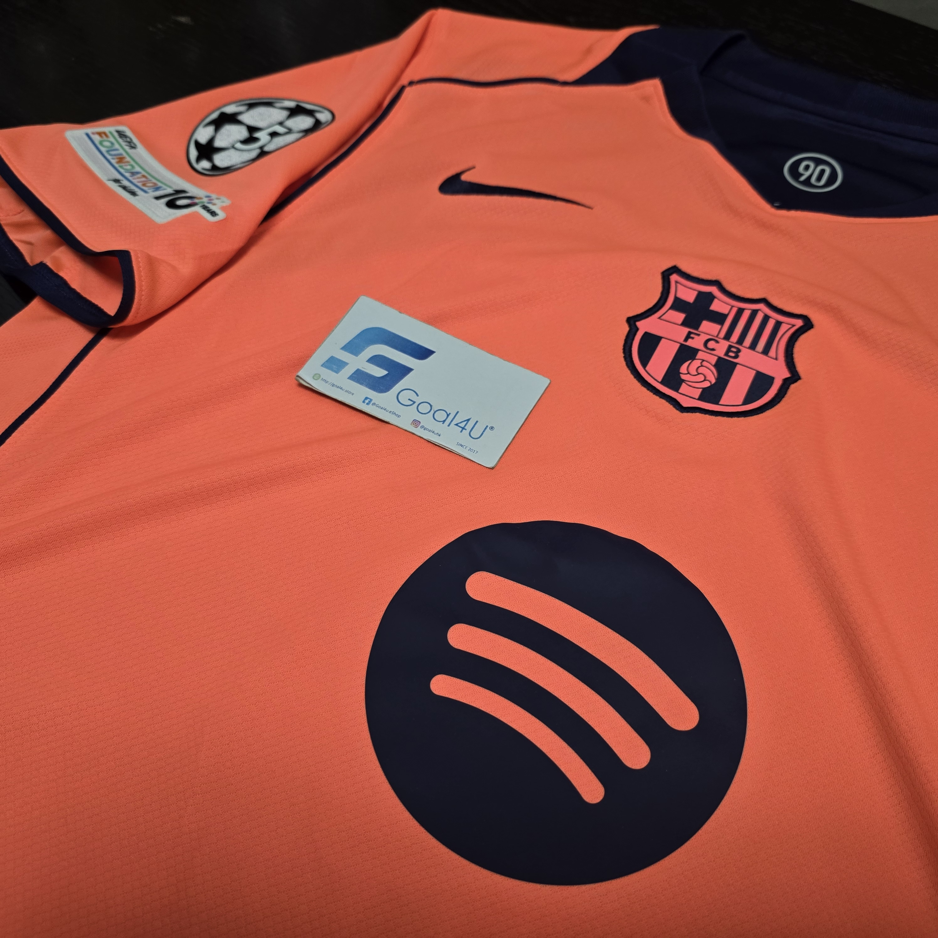 Nike Barcelona 巴塞羅拿 2025-26 三客球迷版球衣 (可加印字章) HM3201