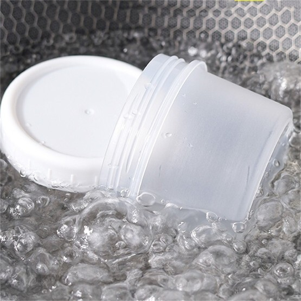 5個裝 透明圓形食物密封罐 帶蓋甜品杯 糖水杯 野餐杯外賣盒 奶茶杯 PARTY甜品包裝食物盒 布丁杯 塑膠保鮮盒 儲物密封盒 飲品杯[平行進口] HK1053