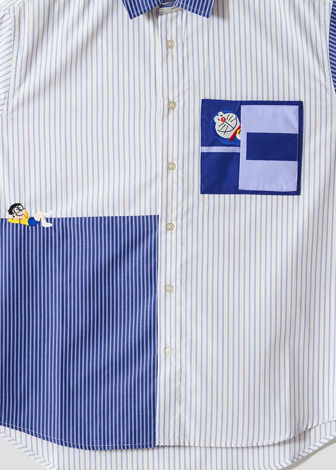 [只限預購] 多啦A夢恤衫 Graniph日本限定 刺繡圖案｜Doraemon恤衫