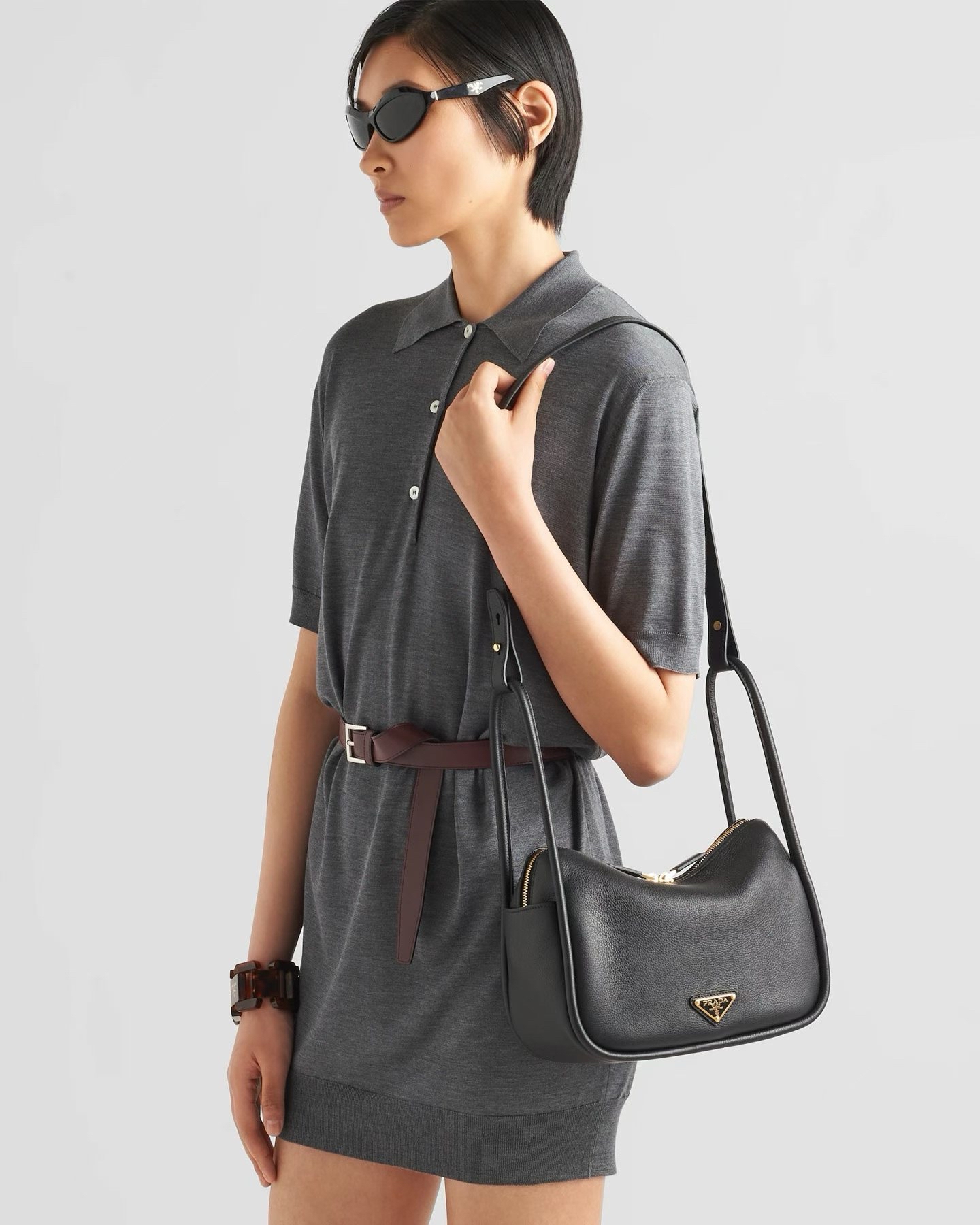Prada Darling 皮革手袋