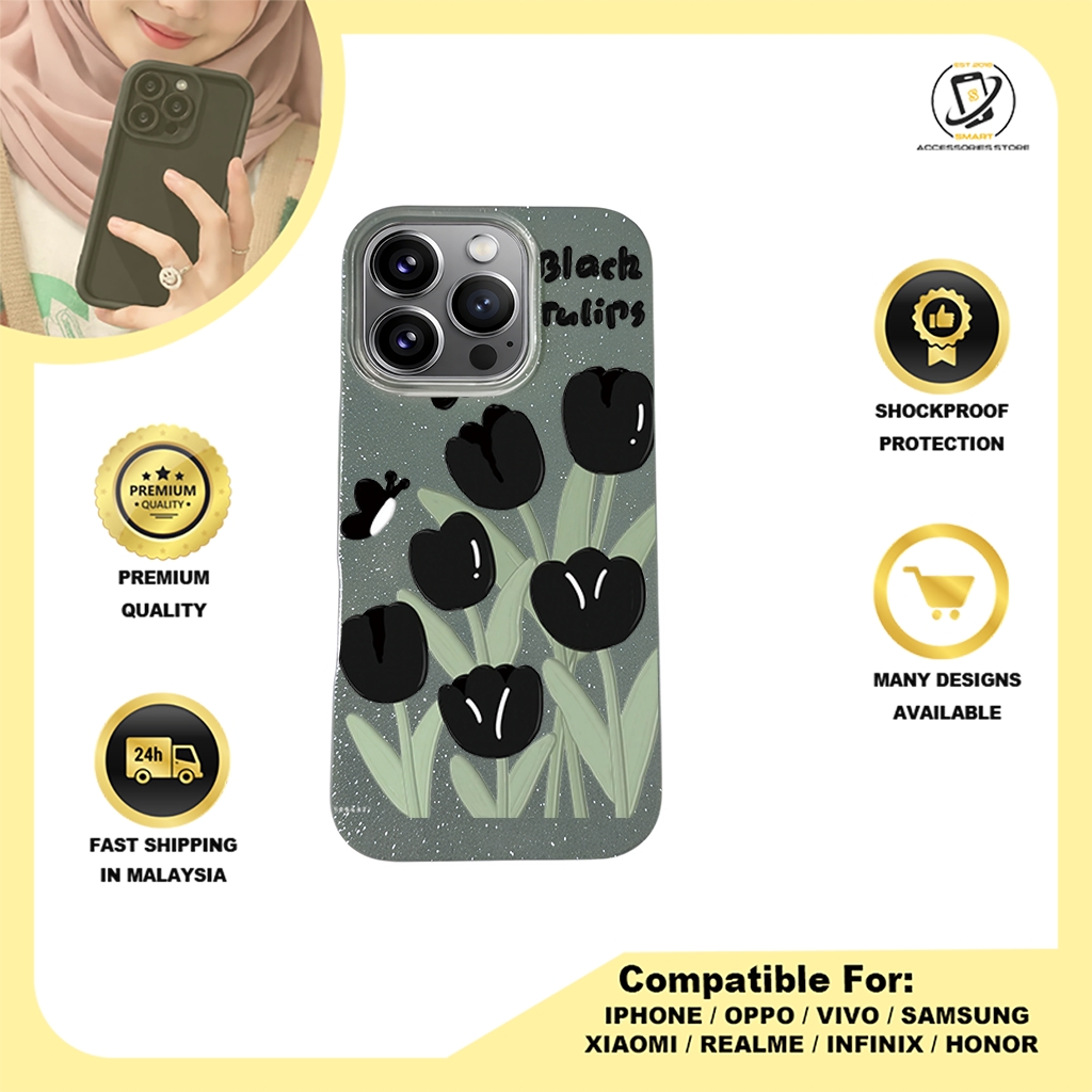 BLING CASE PHONE FOR IPHONE - DESIGN FLOWER U