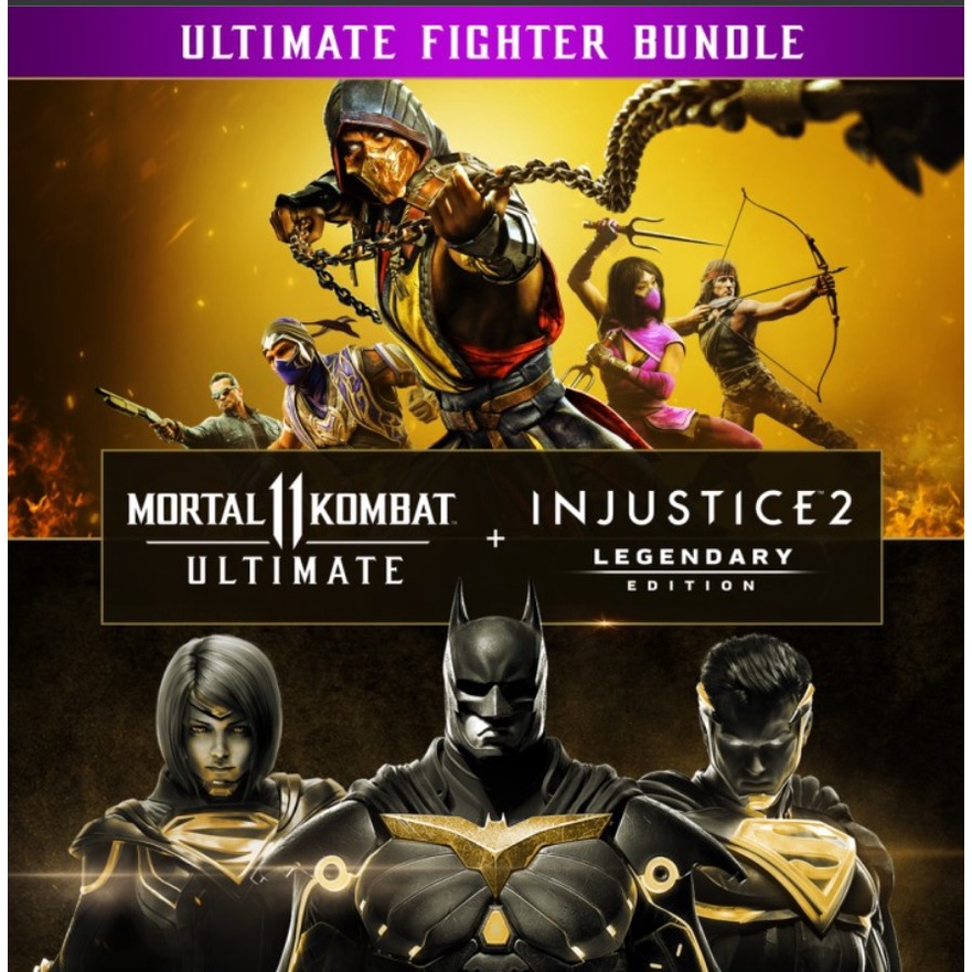 (🔥FLASH SALE🔥) Mortal Kombat 11 Ultimate + Injustice 2 Legendary Edition (PS4 & PS5) Activated Digital Download