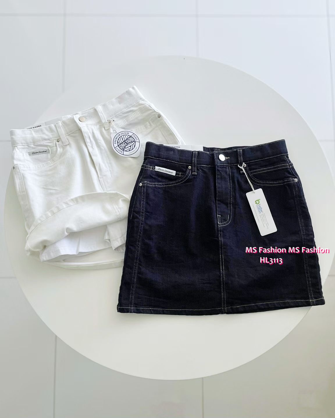 HL3113 韓國👖Howluk短身牛裙