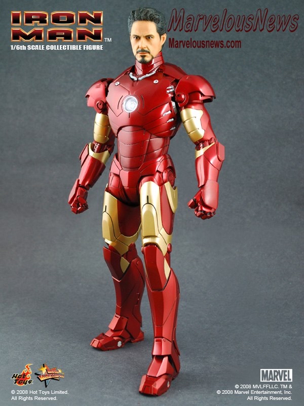 Hottoys Ironman Mark III可動figure 1/6 鋼鐵人 Mk 3 鐵甲奇俠 鋼鐵俠 
