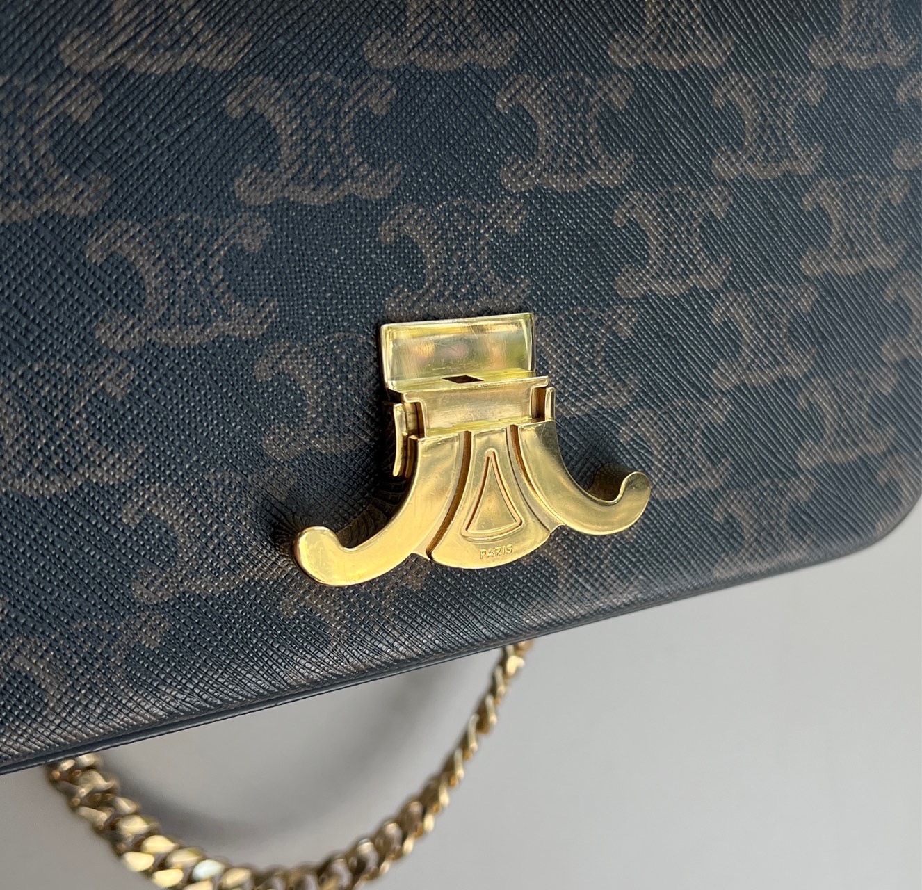 【預訂貨品】Celine凱旋門老花腋下包