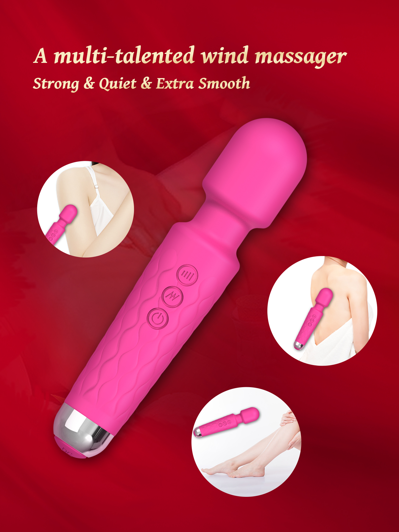 爆款振动棒女性成人性用品av棒情趣按摩棒玩具