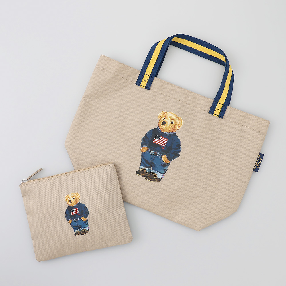 🆕【⭐訂購⭐】🌀 🇯🇵 日本直送 Ralph Lauren 經典 Polo Bear tote bag(附收納袋)［3款選］🌀 [ELJD-0001]