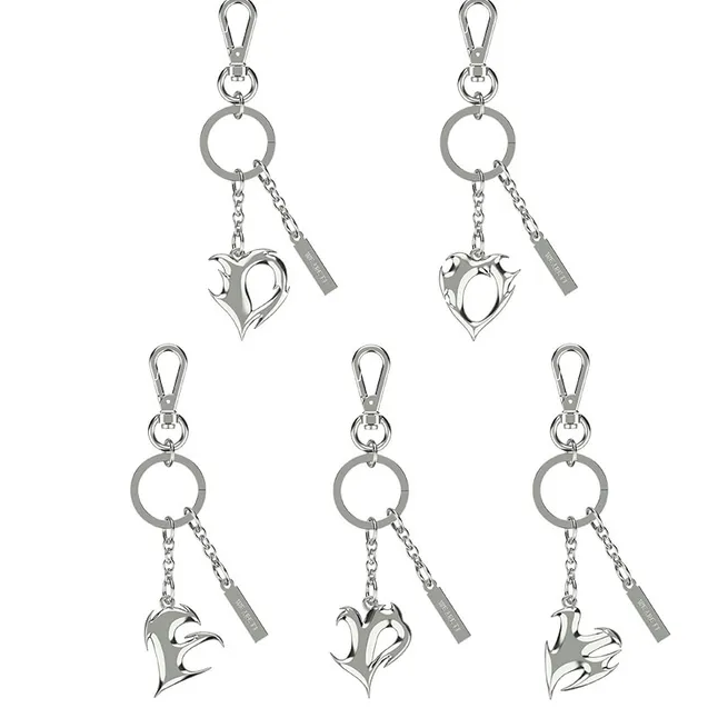 [T1 x ABLY] Heart Metal Keyring (5款)