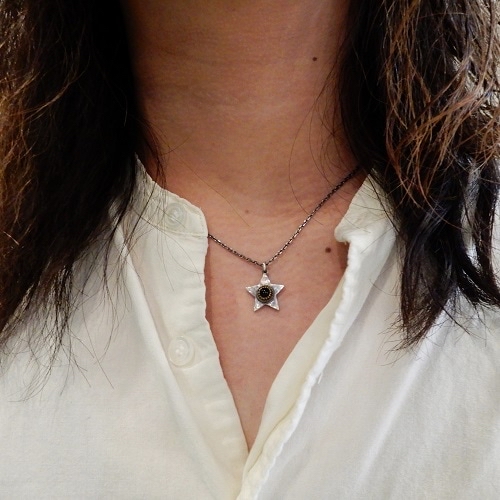 只按訂單生產~Atease LIMITED EXTRA LARGE TATAKI STAR&SMALL STONE NECKLACE pre order/訂購