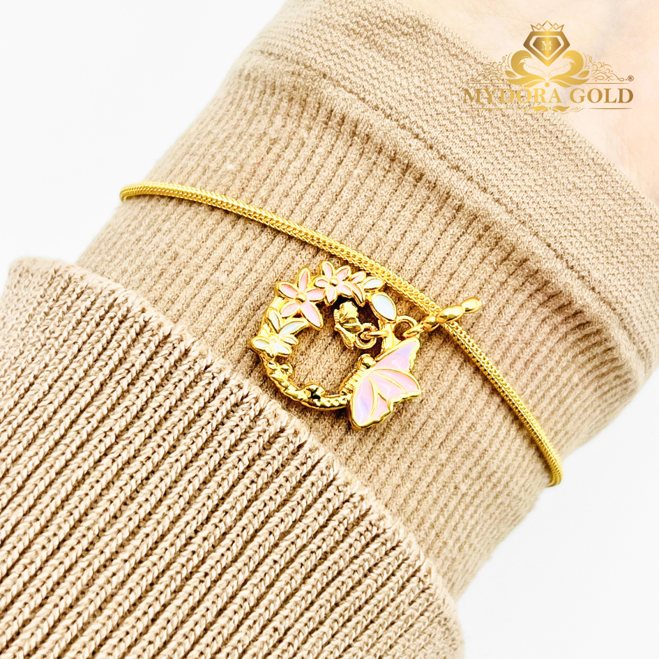 MYDORA Charm Butterfly In Bloom Enamel (5G) l EMAS 916/22K