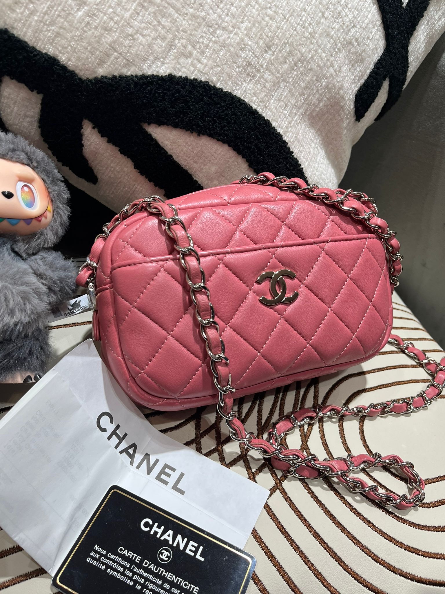 Chanel CC camera bag 100%Authentic,98%new ✅專門店收據✅card✅dust bag ✅box