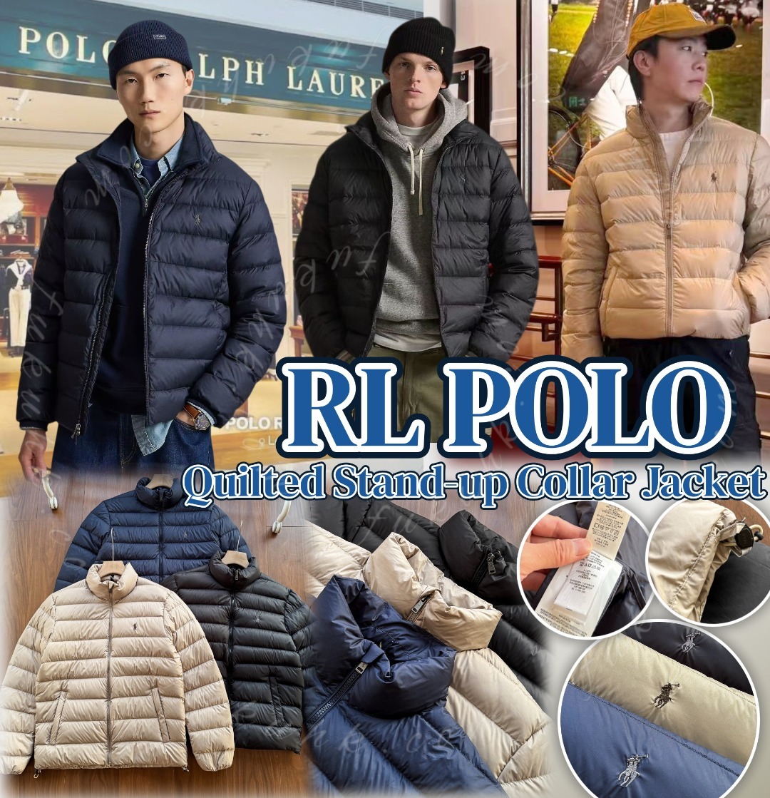 Polo Ralph Lauren Quilted Stand-up Collar Jacket 排骨立領拉鍊羽絨服