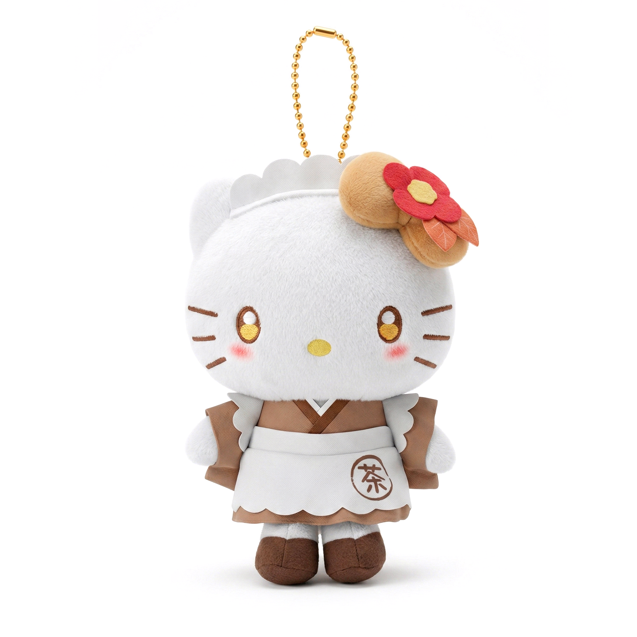 Sanrio - 焙茶咖啡店系列公仔掛飾 (Hello Kitty款)