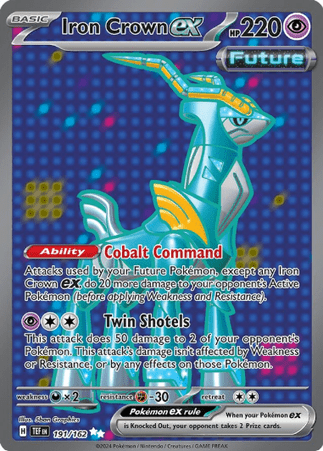 Pokemon TCG Temporal Forces - Iron Crown EX-191/162