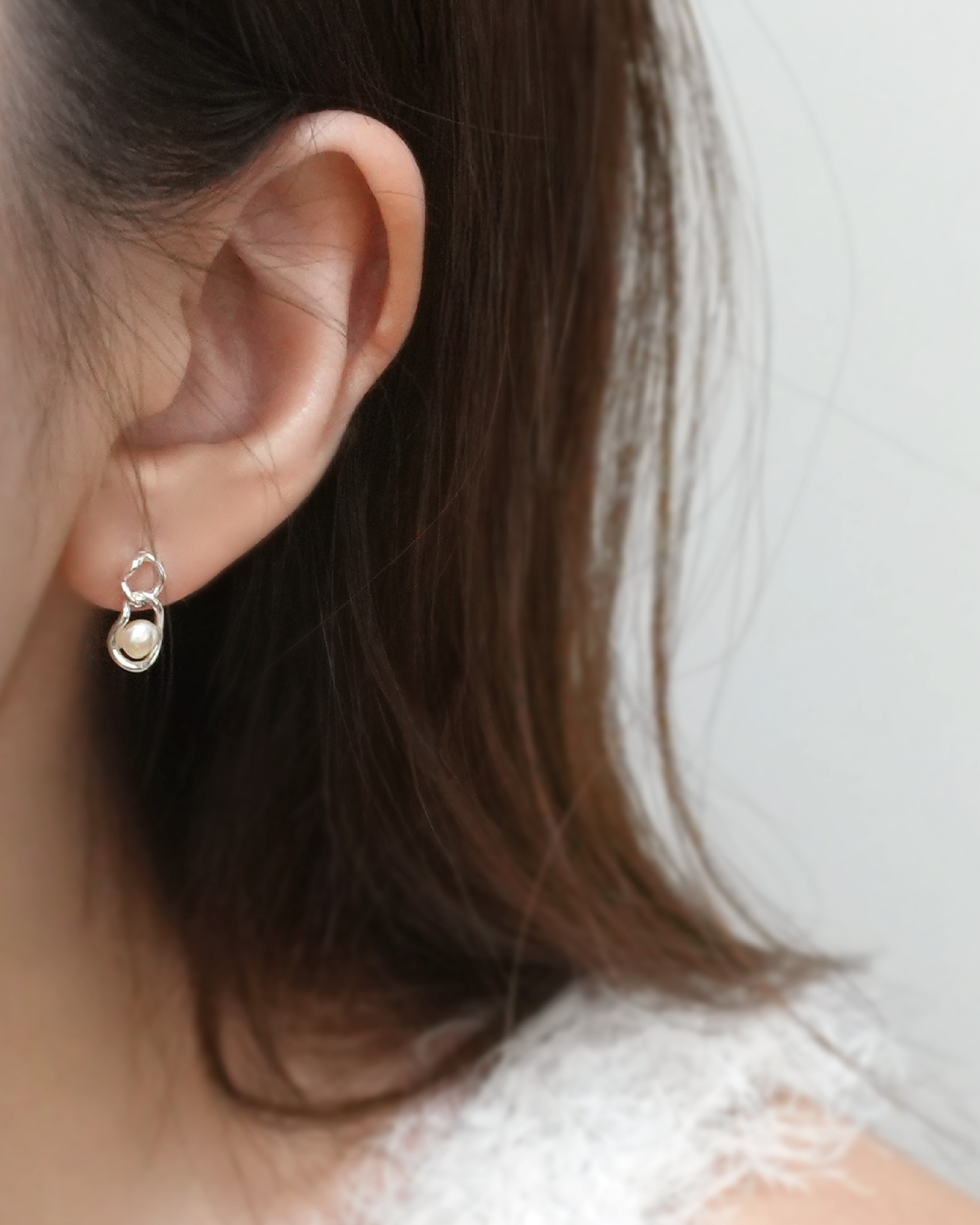 Gentle Embrace Pearl Earrings