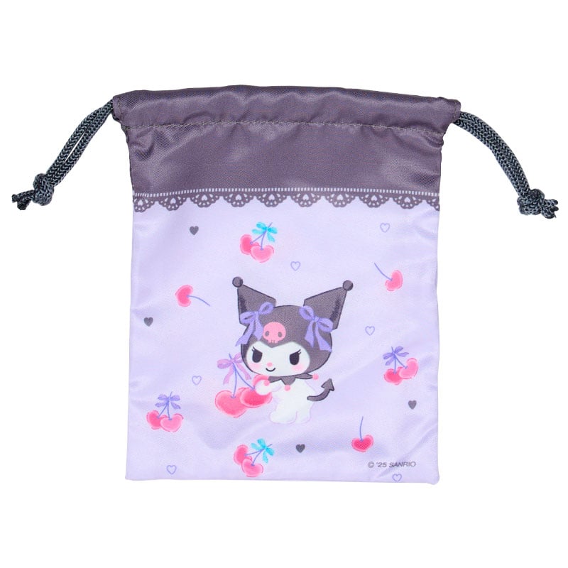 現貨｜Sanrio Kuromi 日版 鏡 + 梳 + 索繩袋 套裝 (32649-6)