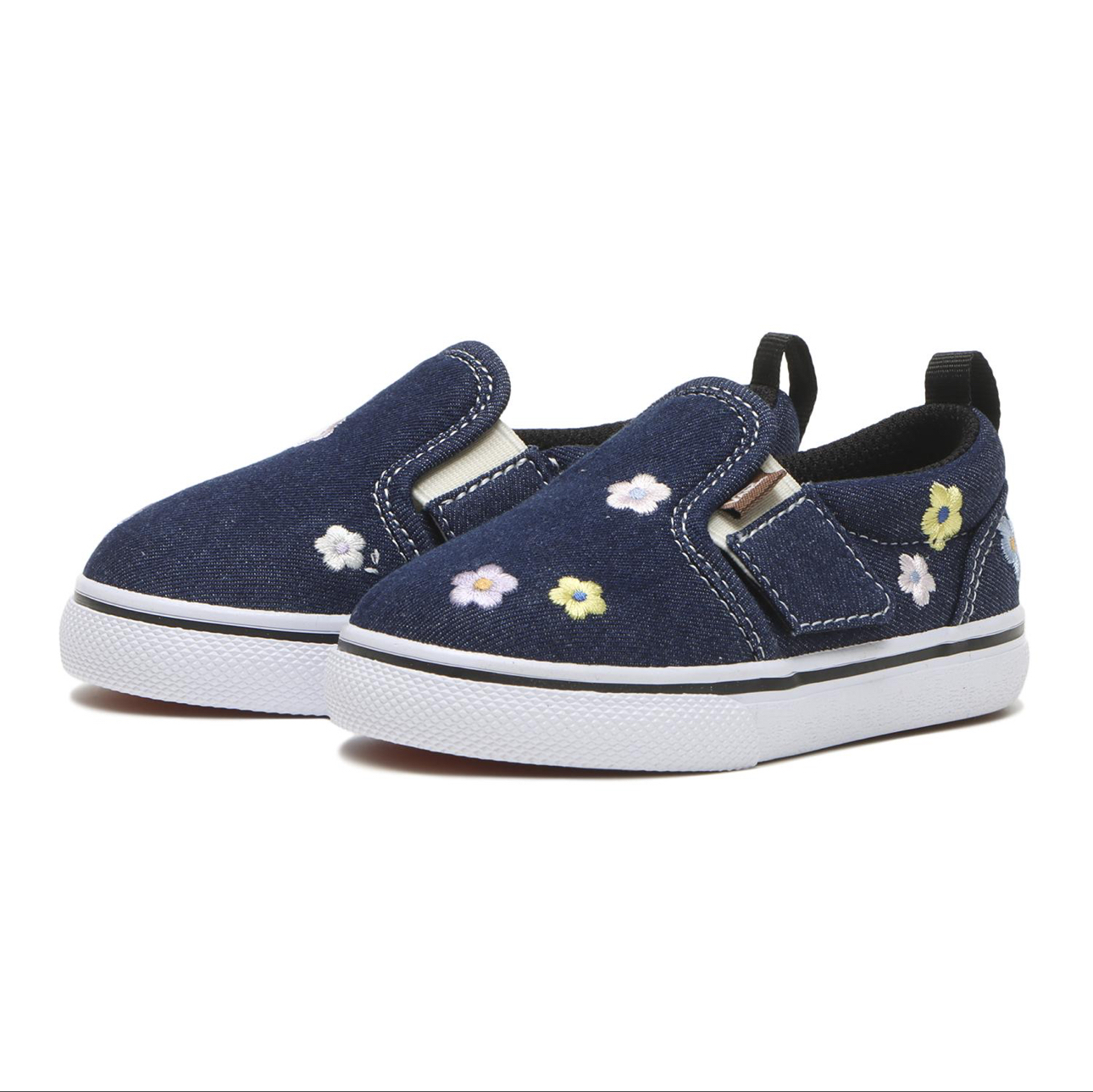 🇯🇵預訂 日本直送🇯🇵Vans 花朵刺繡牛仔布SLIP ON(Baby)