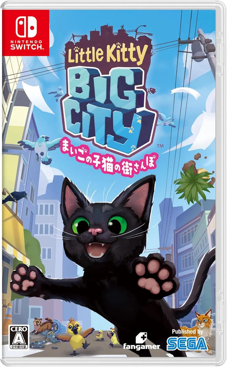 【預售 18/6】NS 小貓咪大城市 Little Kitty, Big City 中/英/日文  (日文封面) PO0617