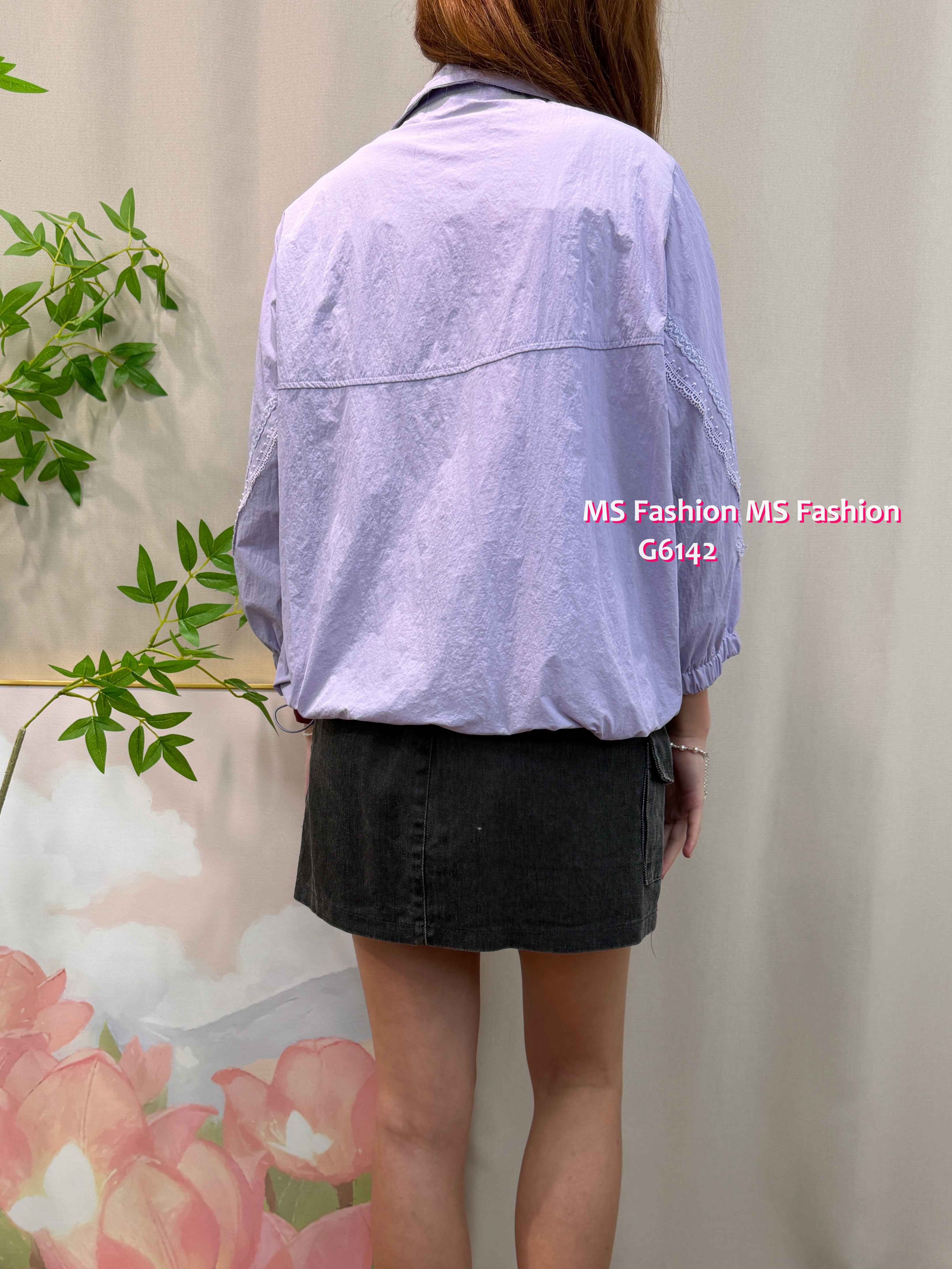 G6142 韓國🇰🇷薄料通花風褸