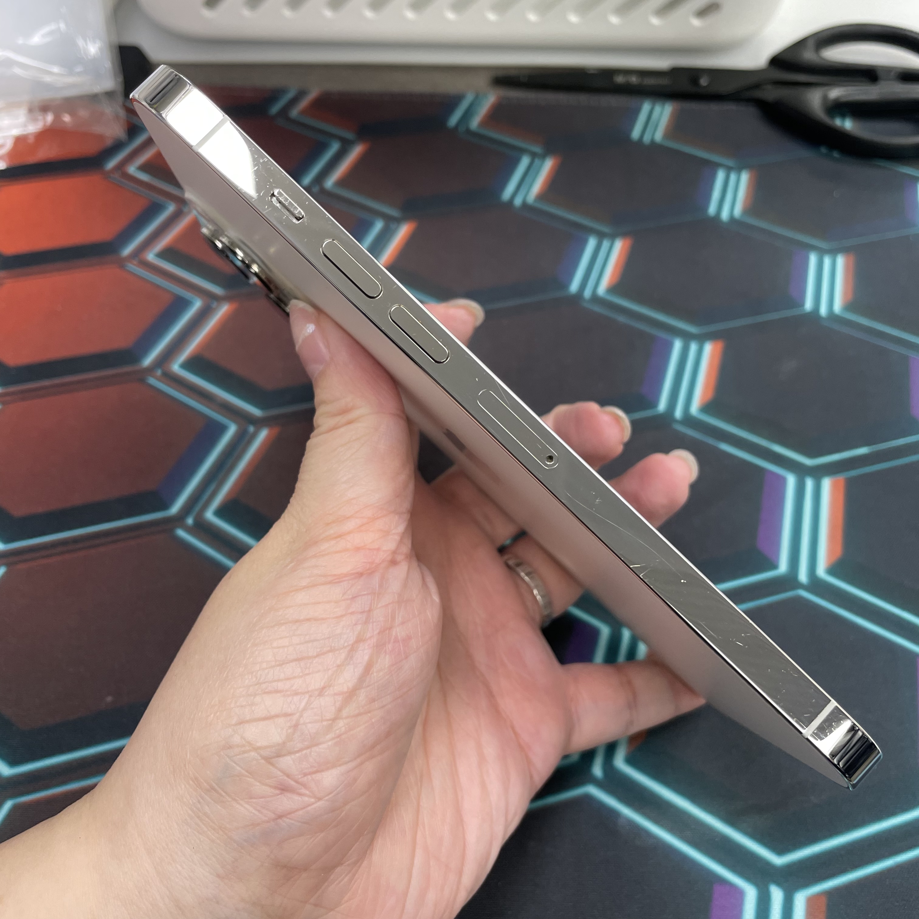 *7105 13 Pro max 勁靚機 256GB 電100 白色 white