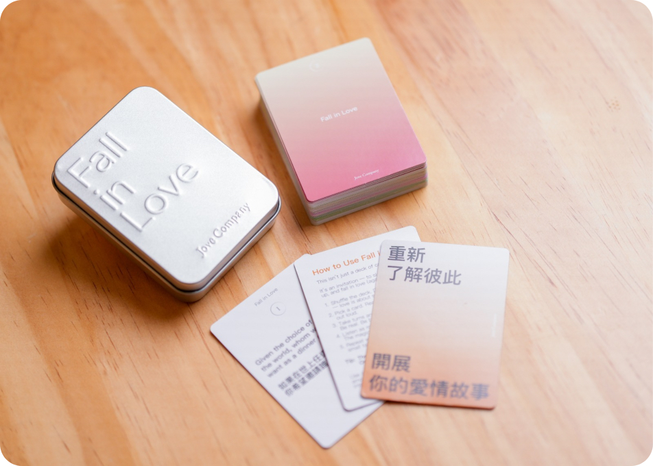 Fall in Love 對話卡｜專為香港人而設的對話卡牌