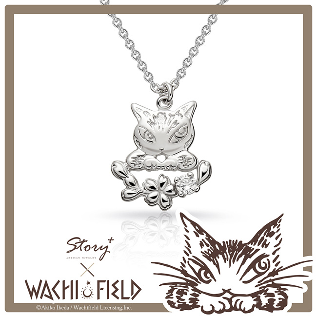 📦訂購 台灣限定 STORY 故事銀飾 經典達洋貓系列 Blossom Night 純銀頸鏈