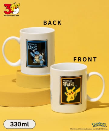 ✨連線商品需補運費✨日本 3COINS x Pokemon 30週年 陶瓷馬克杯 (330ml)