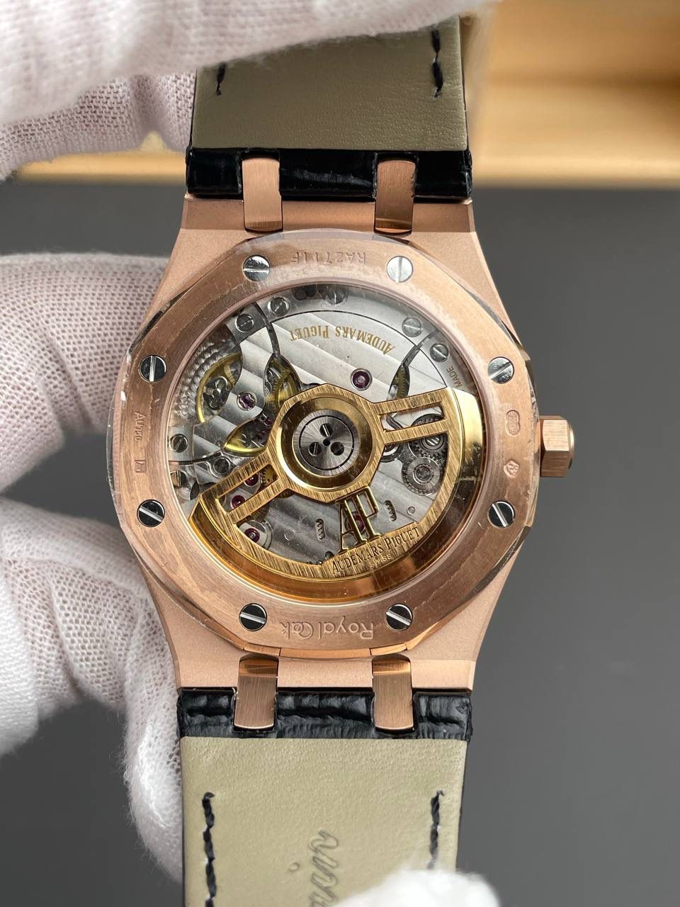 🚀AP 玫金15500 皮带款/41mm/4302机💯