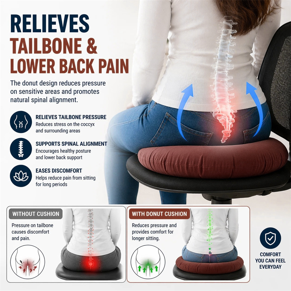 臀部充氣坐墊 咖啡色 盒裝 UB0300