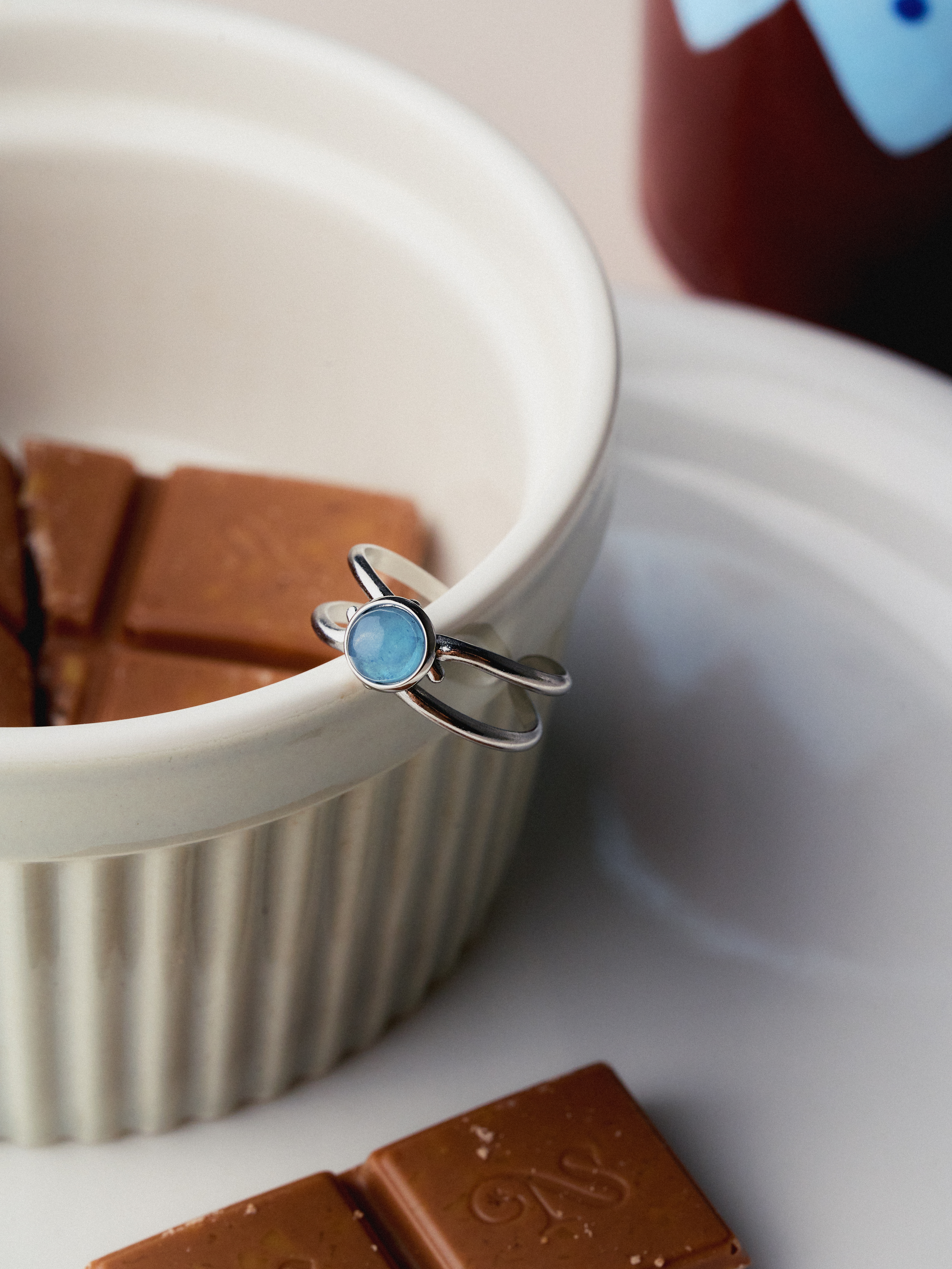 Mocha Bleu Ring