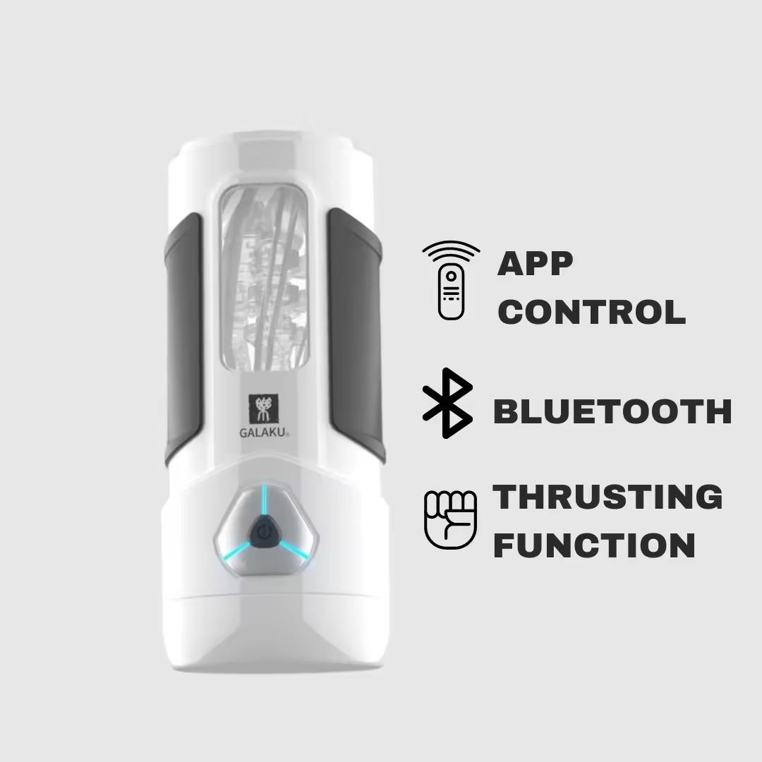 ​🚀 GALAKU 5D 智能聯動伸縮飛機杯：開啟感官新維度