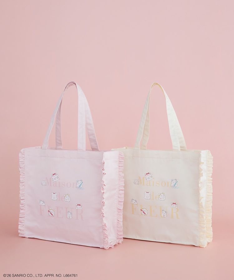 🎀【預訂】Hanamaruobake x Maison de FLEUR Tote Bag P