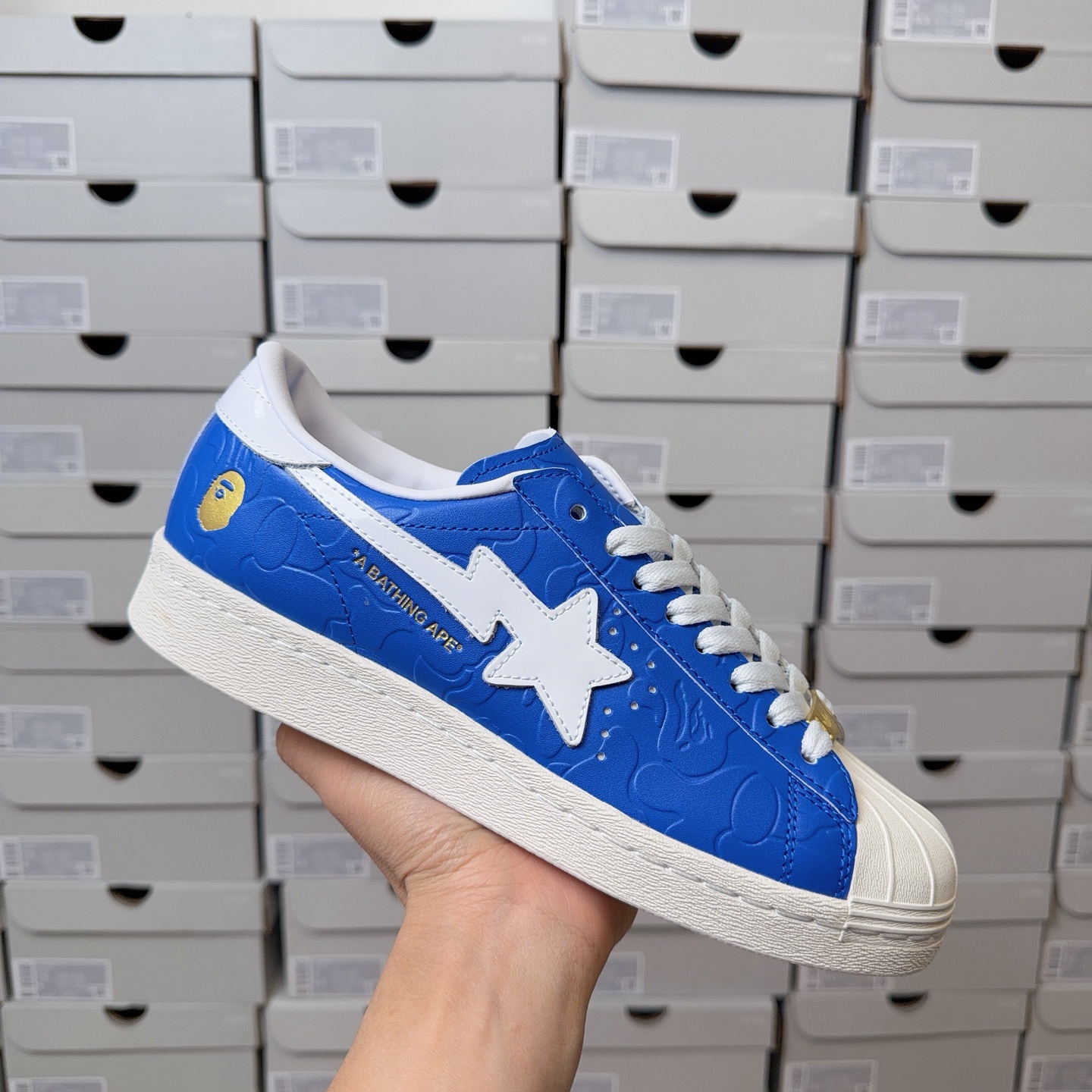 Bape x Adidas Superstar Vintage JR2702