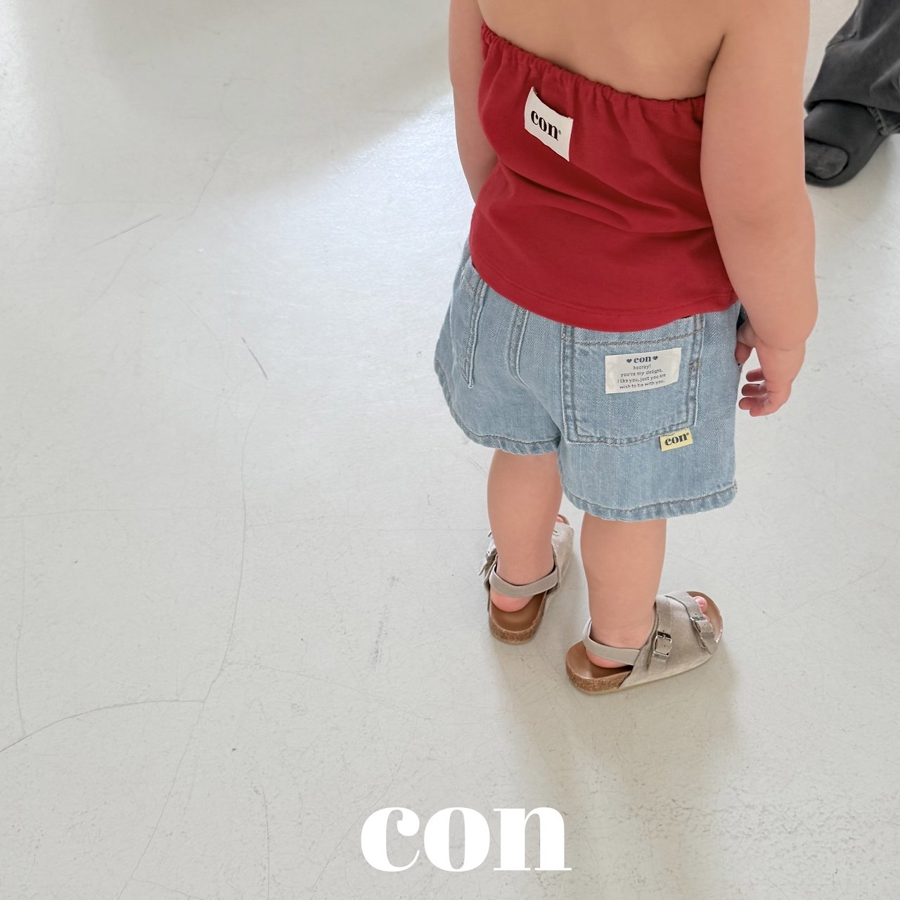 Con | denim shorts (light blue size4(97-107)